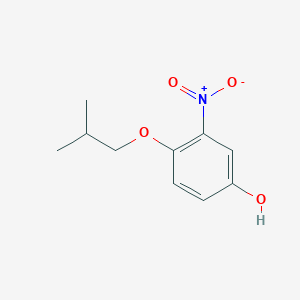 molecular formula C10H13NO4 B12065636 4-Isobutoxy-3-nitrophenol 