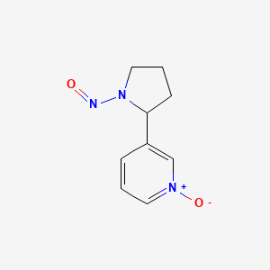 3-(1-Nitrosopyrrolidin-2-yl)-1-oxidopyridin-1-ium
