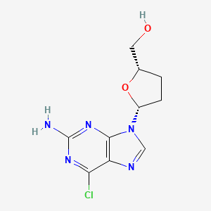 2-Amino-6-chloro-9-(2,3-dideoxy-beta-D-glycero-pentofuranosyl)-9H-purine