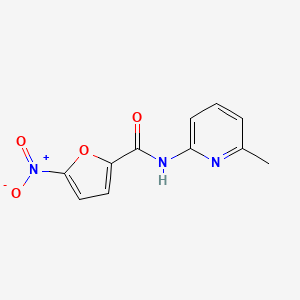 N-(6-methyl-2-pyridinyl)-5-nitro-2-furancarboxamide