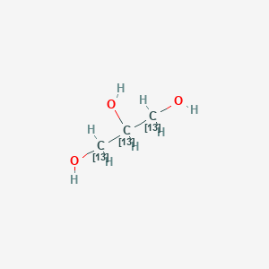 molecular formula C3H8O3 B120658 (~13~C_3_)Propane-1,2,3-triol CAS No. 63346-81-6