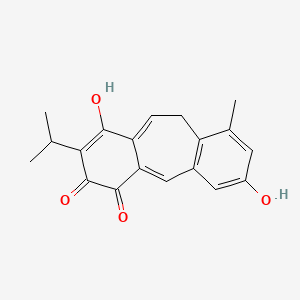 molecular formula C19H18O4 B1206580 Demethylfruticulin A 
