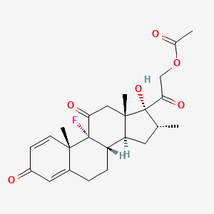 molecular formula C24H29FO6 B12065811 21-(Acetyloxy) 11-Dehydrodexamethasone 