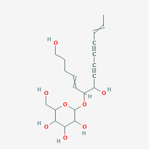 2-(1,7-Dihydroxytetradeca-4,12-dien-8,10-diyn-6-yloxy)-6-(hydroxymethyl)oxane-3,4,5-triol