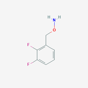 molecular formula C7H7F2NO B12065853 O-(2,3-difluorobenzyl)hydroxylamine 