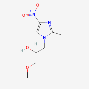 1-(2-Hydroxy-3-methoxypropyl)-2-methyl-4-nitroimidazole