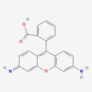 Benzoic acid, 2-(6-amino-3-imino-3H-xanthen-9-yl)-