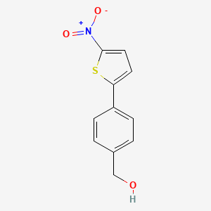 molecular formula C11H9NO3S B12065927 (4-(5-Nitrothiophen-2-yl)phenyl)methanol 