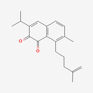 molecular formula C20H24O2 B1206593 Aethiopinone CAS No. 79491-58-0