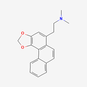 Phenanthro(3,4-d)-1,3-dioxole-5-ethanamine, N,N-dimethyl-