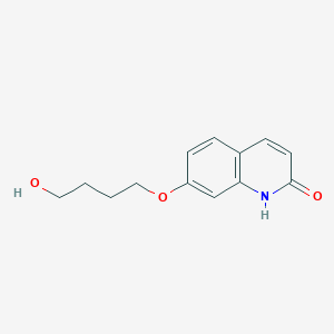 molecular formula C13H15NO3 B12065973 7-(4-hydroxybutoxy)quinolin-2(1H)-one 
