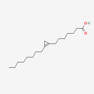 molecular formula C18H32O2 B1206598 Malvalic acid CAS No. 503-05-9