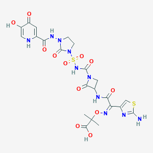 molecular formula C22H24N10O12S2 B012066 Pirazmonam CAS No. 108319-07-9