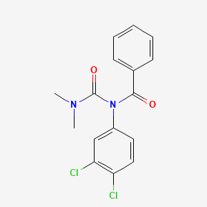 molecular formula C16H14Cl2N2O2 B1206600 Phenobenzuron CAS No. 3134-12-1