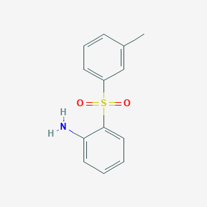 molecular formula C13H13NO2S B12066022 2-(3-Methylbenzene-1-sulfonyl)aniline CAS No. 61174-29-6