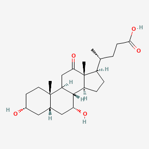 molecular formula C24H38O5 B1206610 12-Ketochenodeoxycholic acid CAS No. 2458-08-4