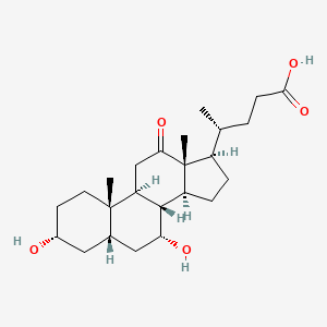 molecular formula C24H38O5 B1206610 3,7-Dihydroxy-12-oxocholanoic acid CAS No. 2458-08-4