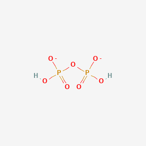 molecular formula H2O7P2-2 B1206612 Pyrophosphate 2- 
