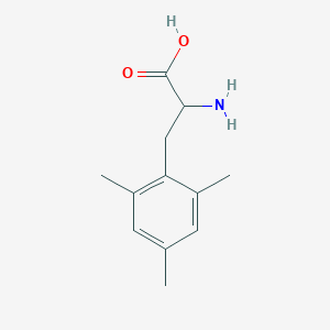 molecular formula C12H17NO2 B1206626 2-氨基-3-(2,4,6-三甲基苯基)丙酸 CAS No. 76932-42-8