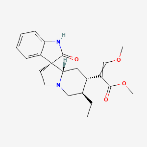 molecular formula C22H28N2O4 B1206638 Rhynchophylline 