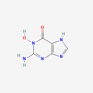 molecular formula C5H5N5O2 B1206649 1-Hydroxyguanine CAS No. 42046-96-8