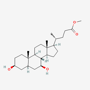 molecular formula C25H42O4 B1206650 Methyl 3,7-dihydroxycholanate CAS No. 51446-77-6