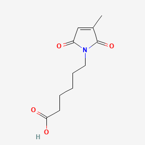 molecular formula C11H15NO4 B1206651 epsilon-N-Citraconylaminocaproate CAS No. 52898-20-1