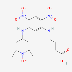 1-gamma-Aminobutyrate-5-N-(1-oxyl-2,2,6,6-tetramethyl-4-aminopiperidinyl)-2,4-dinitrobenzene