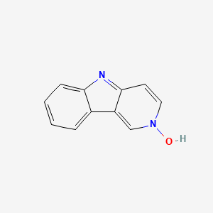 molecular formula C11H8N2O B1206655 2h-Pyrido[4,3-b]indol-2-ol CAS No. 66570-76-1
