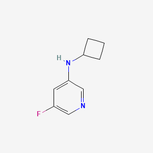 molecular formula C9H11FN2 B12066570 N-Cyclobutyl-5-fluoropyridin-3-amine 