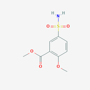 molecular formula C9H11NO5S B120666 Methyl 2-methoxy-5-sulfamoylbenzoate CAS No. 33045-52-2
