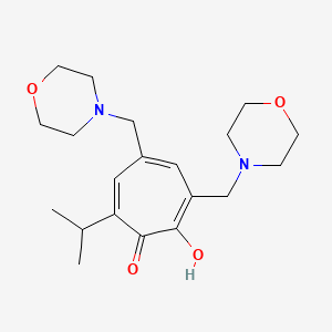 5,7-Bis(morpholinomethyl)-2-hydroxy-3-isopropyl-2,4,6-cycloheptatrien-1-one