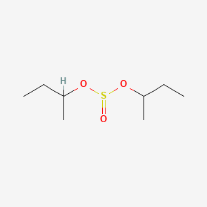 molecular formula C8H18O3S B12066690 Sulfurous acid, bis(1-methylpropyl) ester CAS No. 24769-51-5