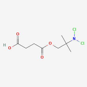 molecular formula C8H13Cl2NO4 B1206676 Chloramine hemisuccinate CAS No. 82224-87-1