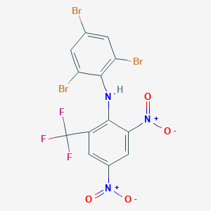 molecular formula C13H5Br3F3N3O4 B120668 Desmethyl Bromethalin CAS No. 57729-86-9