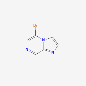 molecular formula C6H4BrN3 B1206681 5-Bromoimidazo[1,2-a]pyrazine CAS No. 87597-26-0