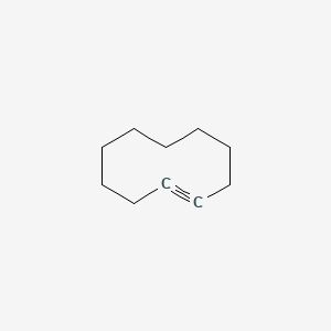 molecular formula C10H16 B1206684 Cyclodecyne CAS No. 3022-41-1