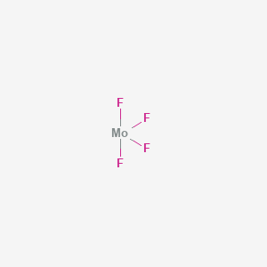 molecular formula F4Mo B1206686 Molybdenum tetrafluoride CAS No. 23412-45-5