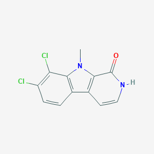 molecular formula C12H8Cl2N2O B120669 Bauerine C CAS No. 156312-11-7