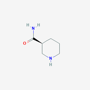 molecular formula C6H12N2O B1206692 (S)-哌啶-3-甲酰胺 CAS No. 88495-55-0