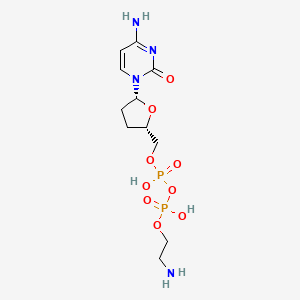 molecular formula C11H20N4O9P2 B1206702 Ddcdp ethanolamine 