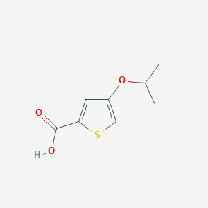 molecular formula C8H10O3S B12067022 4-Isopropoxythiophene-2-carboxylic acid 
