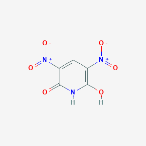 molecular formula C5H3N3O6 B12067031 3,5-Dinitropyridine-2,6-diol CAS No. 326899-72-3