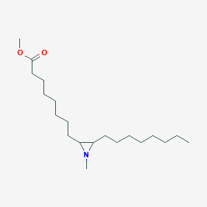 molecular formula C20H39NO2 B12067034 Methyl 8-(1-methyl-3-octylaziridin-2-yl)octanoate 