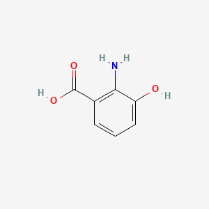 molecular formula C7H7NO3 B120671 3-Hydroxyanthranilic acid CAS No. 548-93-6