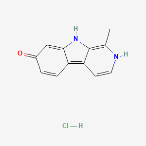 molecular formula C12H11ClN2O B1206710 Harmol hydrochloride CAS No. 40580-83-4