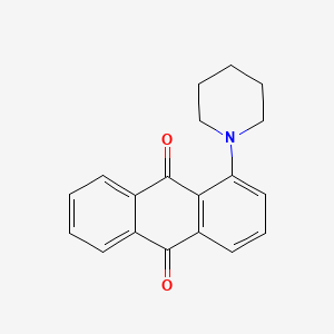 molecular formula C19H17NO2 B1206714 1-Piperidinoanthraquinone CAS No. 4946-83-2