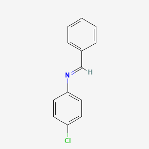 molecular formula C13H10ClN B1206716 N-Benzylidene-4-chloroaniline CAS No. 780-21-2
