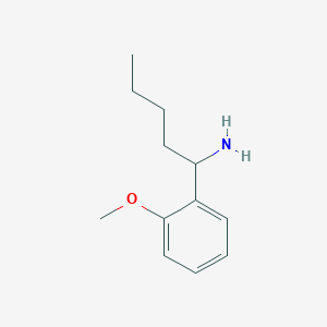 molecular formula C12H19NO B12067181 1-(2-Methoxyphenyl)pentan-1-amine 