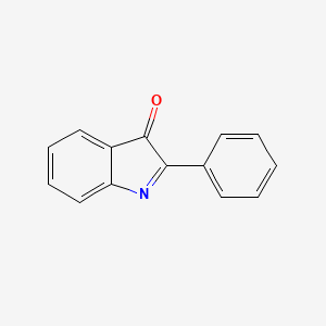 molecular formula C14H9NO B1206719 2-phenyl-3H-indol-3-one CAS No. 2989-63-1